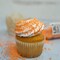 Krazy Sprinkles - Light Orange Pearl Mini Beads (1/2 Cup, 1x Jar) for Cakes, Ice Cream & Cookies